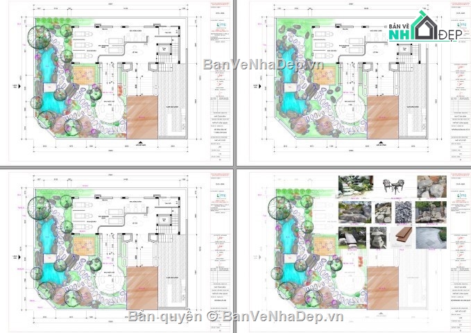 cảnh quan sân vườn,cad cảnh quan sân vườn,bản vẽ cad cảnh quan sân vườn,file cad bản vẽ sân vườn