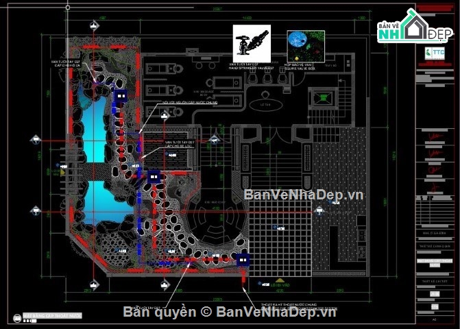 cảnh quan sân vườn,cad cảnh quan sân vườn,bản vẽ cad cảnh quan sân vườn,file cad bản vẽ sân vườn