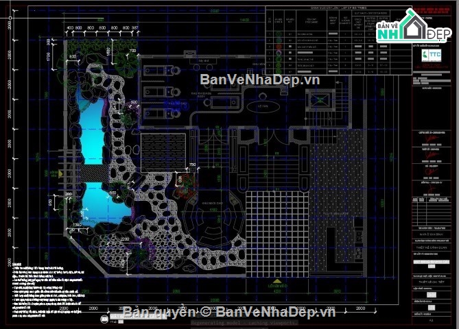 cảnh quan sân vườn,cad cảnh quan sân vườn,bản vẽ cad cảnh quan sân vườn,file cad bản vẽ sân vườn