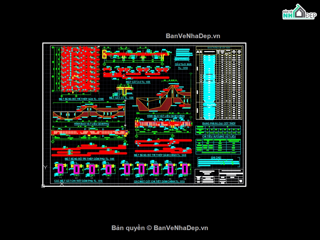 bản vẽ xây dựng,đồ án bê tông,bê tông,đồ án xây dựng,File cad