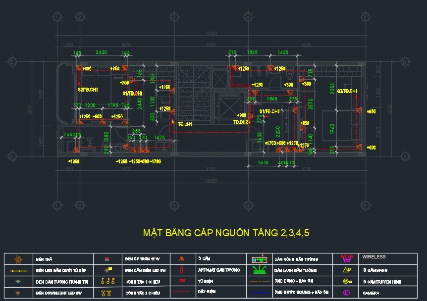 Thiết kế,hệ thống cơ điện,6 tầng