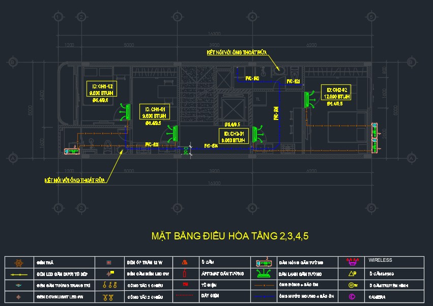 Thiết kế,hệ thống cơ điện,6 tầng