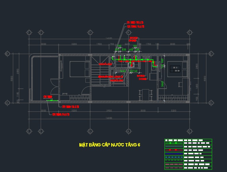 Thiết kế,hệ thống cơ điện,6 tầng