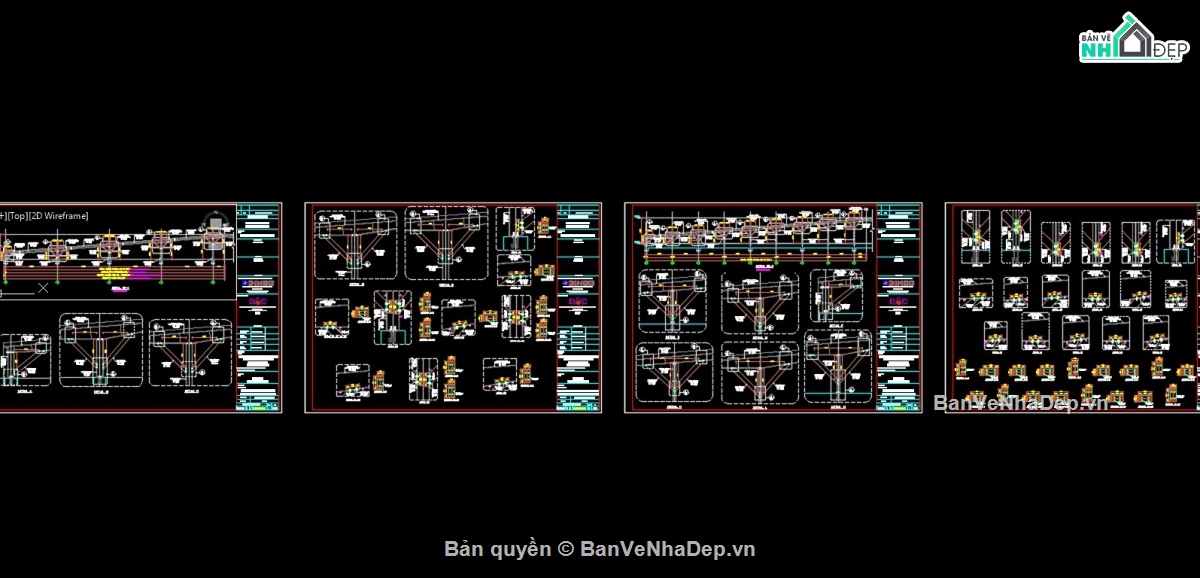 kết cấu nhà xưởng,bản vẽ kết cấu thép,file cad kết cấu thép