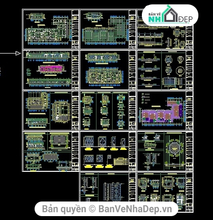 Bản vẽ thiết kế nhà trẻ kích thước 29.7x56.8m,Bản vẽ thiết kế nhà trẻ,bản vẽ auto cad nhà trẻ kích thước 29.7x56.8m,Bản vẽ file cad nhà trẻ