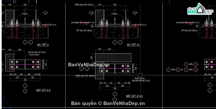 Bản vẽ cột kèo nhà xưởng 81m,Bản vẽ cửa nóc gió nhà xưởng,Bản vẽ dầm cầu trục nhà xưởng,Bản vẽ kết cấu thép nhà xưởng 81m