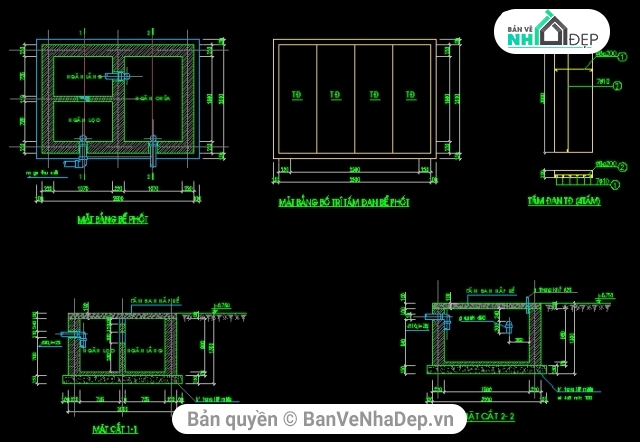 5 Bản Vẽ Cấu Tạo Nhà Phố 3 Tầng Miễn Phí Chi Tiết