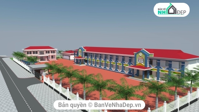 kiến trúc trường mầm non,mầm non 2 tầng,bản vẽ trường mẫu giáo,bản vẽ trường mẫu giáo 2 tầng,Kiến trúc mẫu giáo 2 tầng,trường mầm non 2 tầng