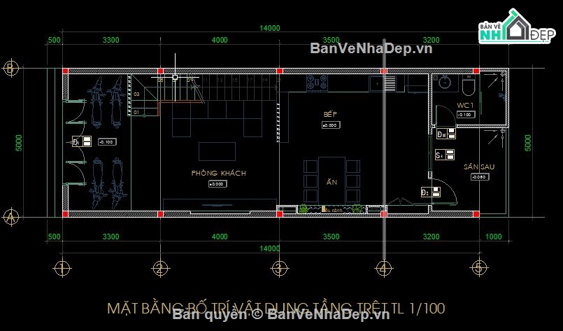 Bản vẽ Nhà phố 2 tầng,File cad Nhà phố 2 tầng,Mẫu bản vẽ Nhà phố 2 tầng,Hồ sơ nhà phố 2 tầng