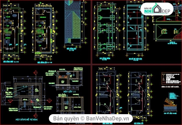 Thiết kế nhà ở,kiến trúc nhà 2 tầng,nhà ở 6x17m