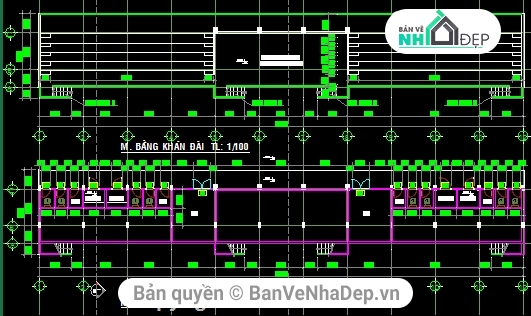 Bản vẽ khán đã sân đá bóng,khán đài sân bóng,Trung tâm văn hóa xã,kiến trúc nhà văn hóa