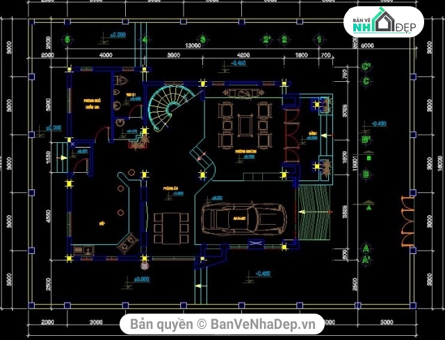 kiến trúc biệt thự,biệt thự cao cấp,biệt thự 3 tầng,bản vẽ kiến trúc,thiết kế biệt thự cao cấp