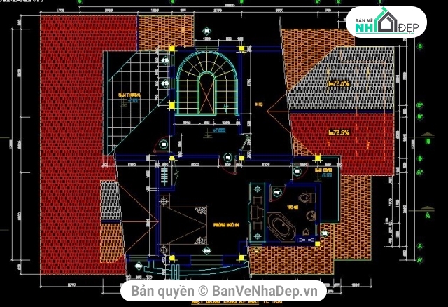 kiến trúc biệt thự,biệt thự cao cấp,biệt thự 3 tầng,bản vẽ kiến trúc,thiết kế biệt thự cao cấp