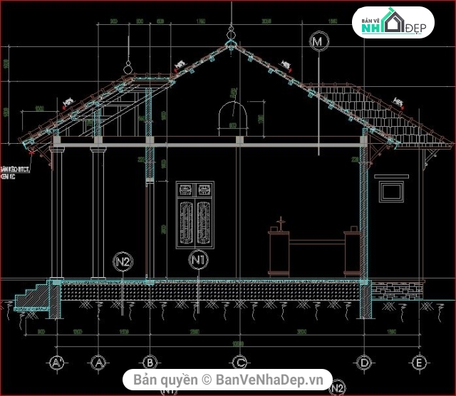 kiến trúc đẹp,kiến trúc biệt thự,biệt thự 1 tầng