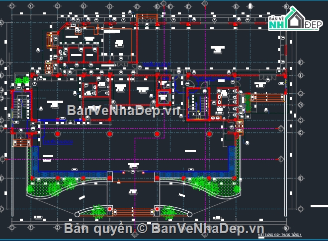 chi tiết,kiến trúc nhà khách,file cad kiến trúc,kiến trúc nhà,autocad,file cad đầy đủ