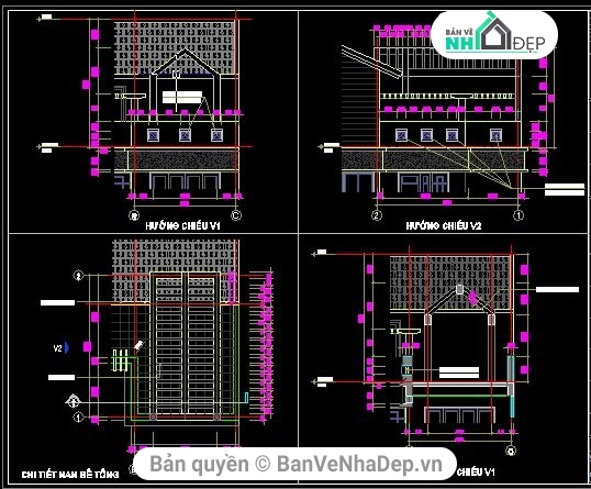 thiết kế nhà vườn,nhà vườn 5 tầng,nhà góc,thiết kế nhà góc phố,bản vẽ nhà góc 5 tầng,nhà góc nhà 5 tầng 12.4x13.4m