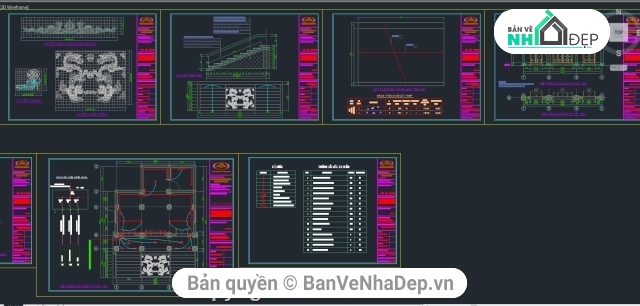 Bản vẽ,nhà thờ,Bản vẽ nhà thờ họ,phủ thờ