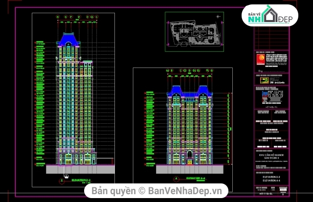 thiết kế chung cư,bản vẽ chung cư đầy đủ,bản vẽ chung cư,file cad chung cư