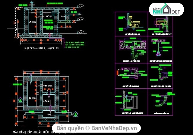 20 Bộ Hồ Sơ CAD Nhà Phố 3 Tầng Đồng Giá 15k