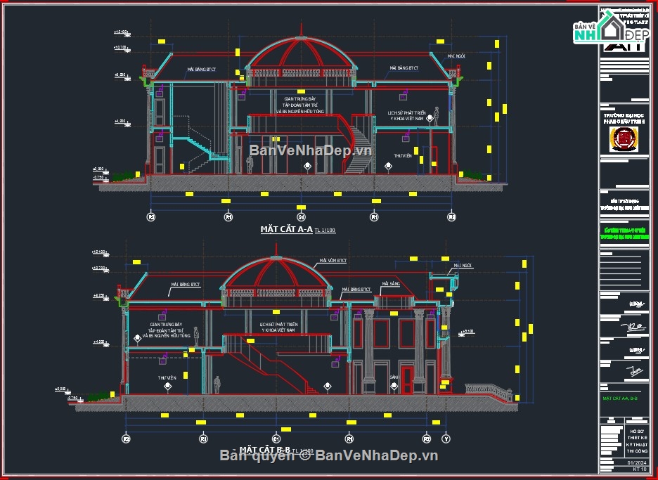 thiết kế bảo tàng,thiết kế thư viện,bảo tàng y khoa,bảo tàng y khoa và thư viện