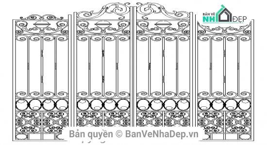 mẫu cổng đẹp,mẫu cổng xếp,cánh cổng đẹp,bản vẽ cổng,file cad cổng,thiế kế cửa cổng