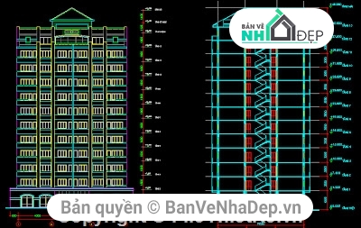 Bản vẽ chung cư,Mẫu thiết kế chung cư,File cad kết cấu chi tiết,thiết kế chung cư,Bản vẽ chung cư miễn phí