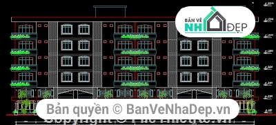 12 bản vẽ Autocad chung cư đồng giá 5k