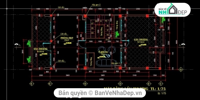 văn phòng 6x14.5m,Hồ sơ thiết kế,thiết kế văn phòng,nhà phố 5 tầng 1 hầm,bản vẽ văn phòng 5 tầng,thiết kế văn phòng 5 tầng