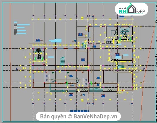 Nhà sản xuất,nhà điều hành,bản vẽ cải tạo,bản vẽ nhà điều hành,Bản vẽ cải tạo nhà phố,nhà điều hành sản xuất điện lực