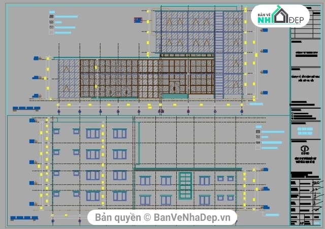 Nhà sản xuất,nhà điều hành,bản vẽ cải tạo,bản vẽ nhà điều hành,Bản vẽ cải tạo nhà phố,nhà điều hành sản xuất điện lực