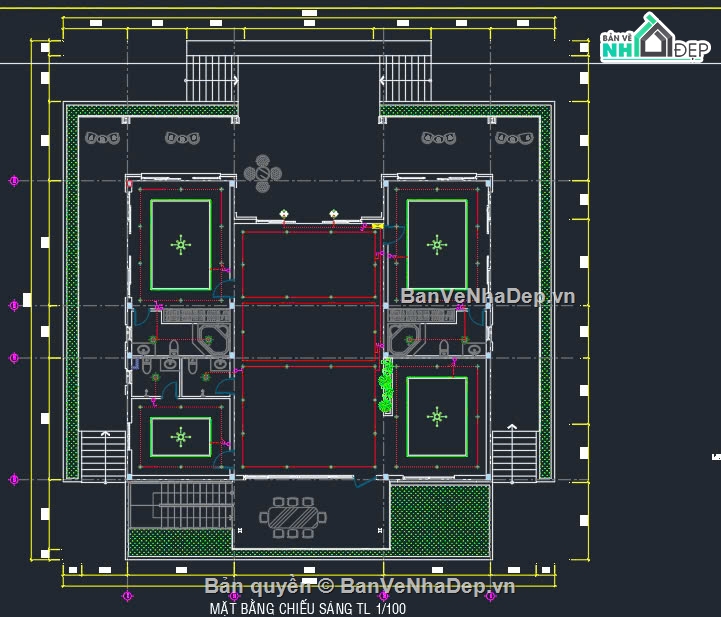 Thiết kế biệt thự,File autocad biệt thự,cad biệt thự,biệt thự sân vườn