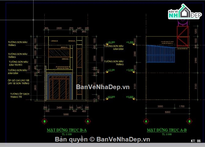 File cad gác lửng,bản vẽ gác lửng,file cad nhà gác lửng,bản vẽ cad gác lửng,nhà cấp 4 file cad