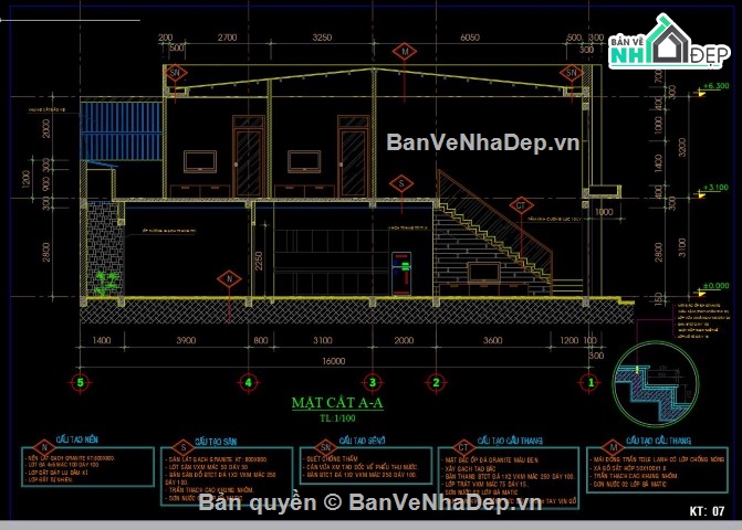 File cad gác lửng,bản vẽ gác lửng,file cad nhà gác lửng,bản vẽ cad gác lửng,nhà cấp 4 file cad