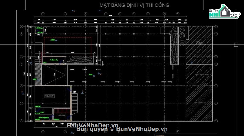 nhà chữ L để xe ô tô,nhà để xe ô tô,nhà để xe ô tô file cad