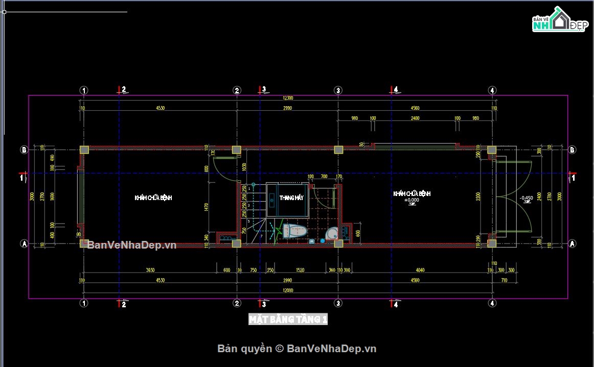 bản vẽ cad nhà phố 5 tầng,Nhà phố 5 tầng,file cad Nhà phố 5 tầng,bản vẽ Nhà phố 5 tầng