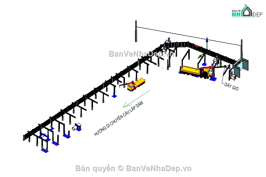 nhà xe hai bánh,nhà xe khu công nghiệp,bản vẽ nhà xe công nhân,nhà xe