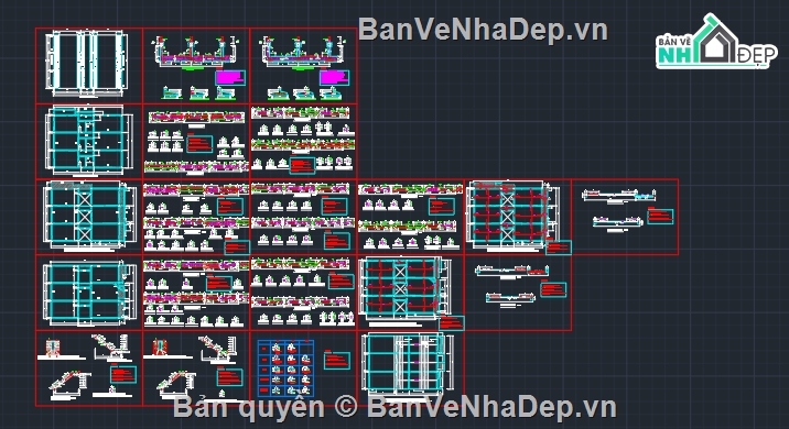 Thiết kế nhà phố,nhà phố 2 tầng,cad nhà phố 2 tầng,bản vẽ nhà phố 2 tầng