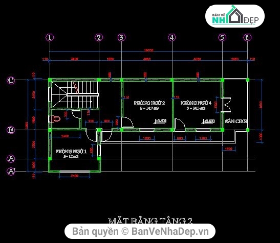 Thiết kế nhà phố,nhà dân 6.52x15.7m,mẫu nhà phố đẹp