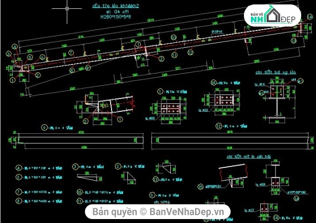 nhà xưởng,kết cấu nhà thép,bản vẽ nhà xưởng,bản vẽ kết cấu,cad nhà xưởng 21x42m,cad nhà xưởng