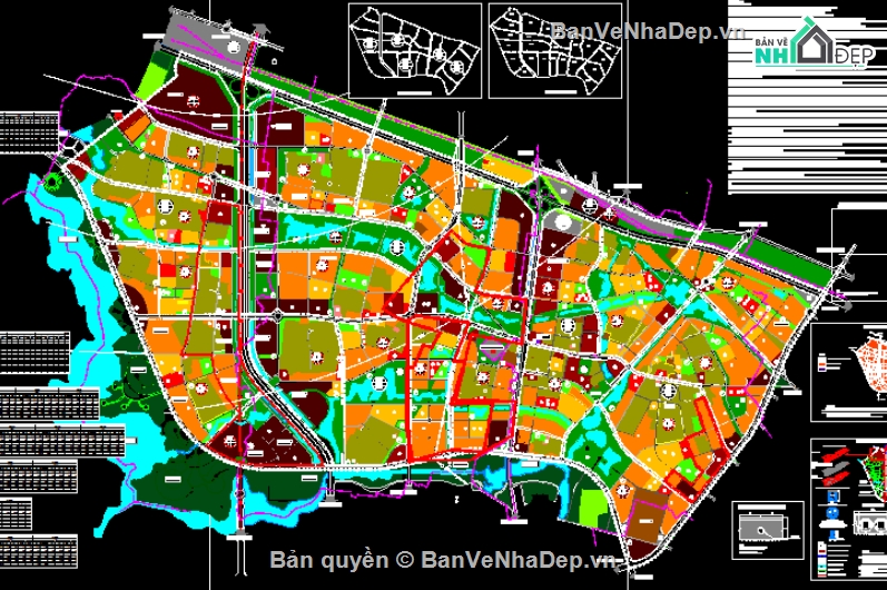 Bản vẽ quy hoạch,quy hoạch,quy hoạch khu đô thị