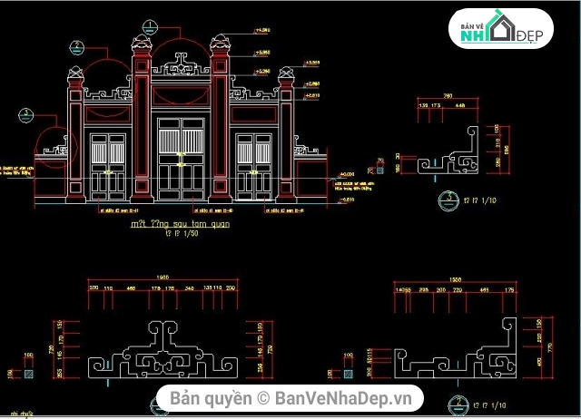 kiến trúc đình chùa,kiến trúc chùa,thiết kế chùa,Đền Thanh Vân,Chùa Thanh Vân