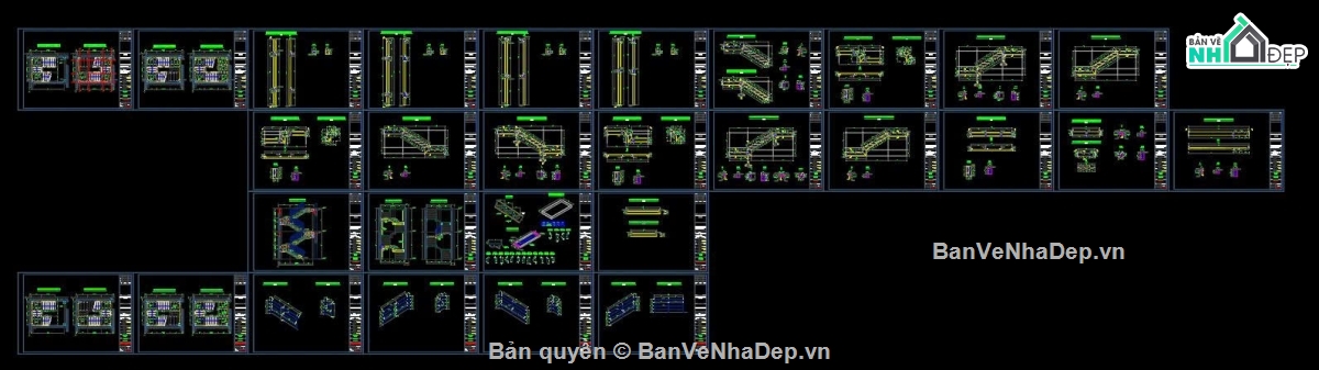 Bản vẽ thiết kế chi tiết cầu thang thép nhà xưởng,chi tiết cầu thang,Bản vẽ cầu thang thép,Thiết kế chi tiết cầu thang thép