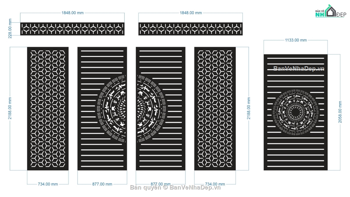 mẫu cổng 4 cánh,file cnc cổng 4 cánh,mẫu cnc cổng 4 cánh
