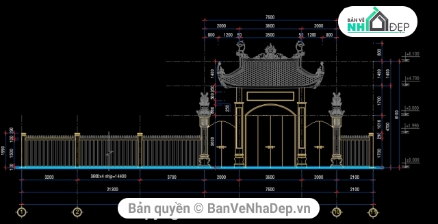 Cổng hàng rào,thiết kế chùa,chùa,mẫu thiết kế hàng rào,chùa vẽ