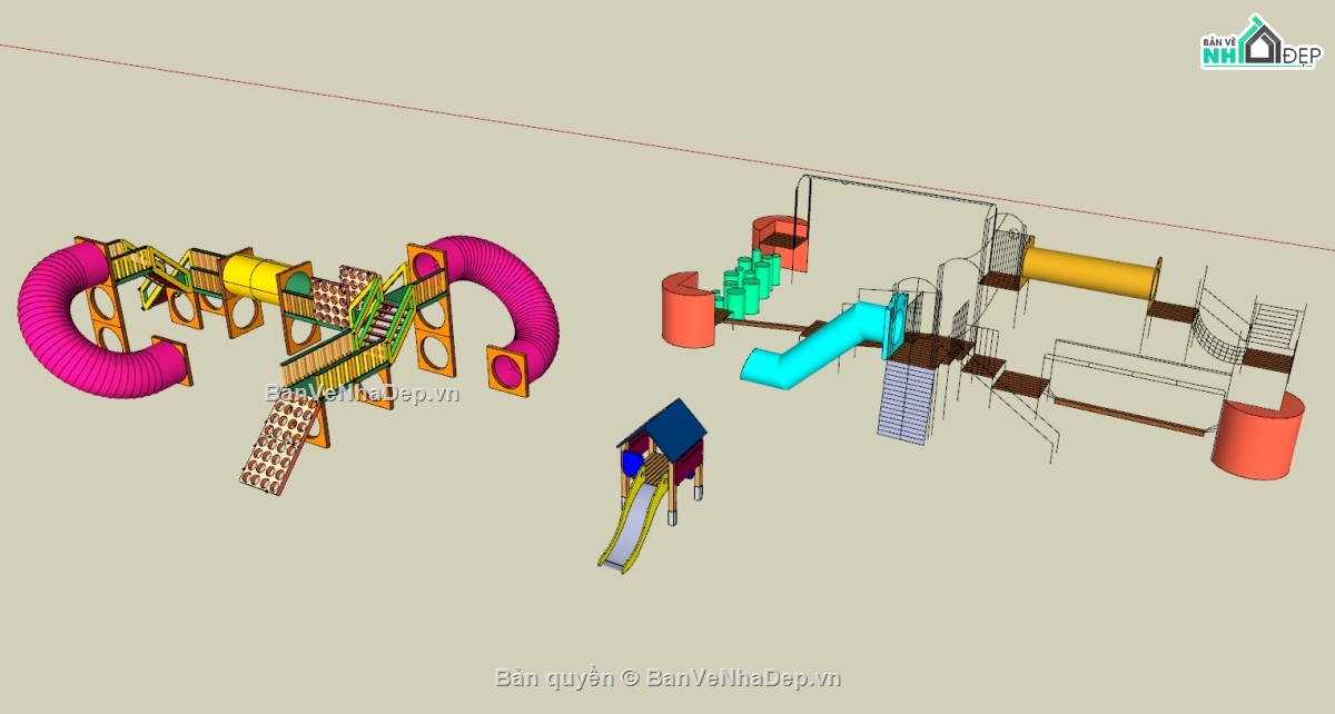 đồ chơi mầm non,cad đồ chơi mầm non,model su đồ chơi mầm non