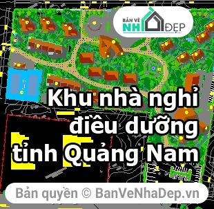 Bản vẽ autocad,khu nghỉ dưỡng,bản đồ quy hoạch,khu nhà nghỉ Quảng Nam