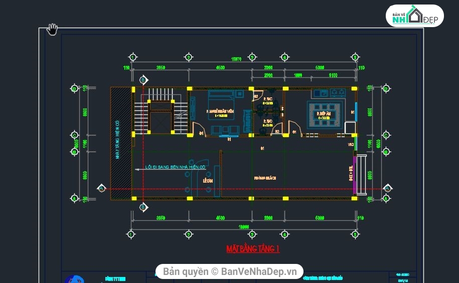 Bản vẽ nhà phố,nhà phố 6 tầng,Bản vẽ nhà phố 6 tầng,cad nhà 6 tầng 8x16m,Kiến trúc nhà 6 tầng
