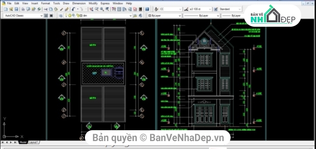 nhà 3 tầng 6x11.1m,kiến trúc nhà phố,bản vẽ nhà ở,kiến trúc 3 tầng,nhà phố 3 tầng,bản vẽ nhà phố 3 tầng