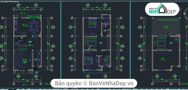 nhà 3 tầng 6x11.1m,kiến trúc nhà phố,bản vẽ nhà ở,kiến trúc 3 tầng,nhà phố 3 tầng,bản vẽ nhà phố 3 tầng