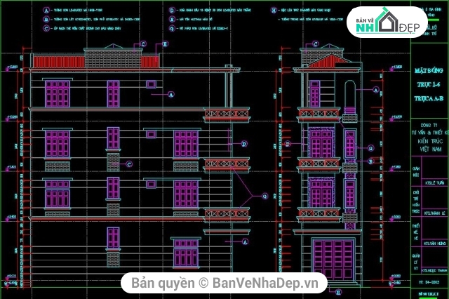nhà 4 tầng 4x13.33m,Bản vẽ nhà phố,thiết kế nhà phố 4 tầng,bản vẽ nhà phố 4 tầng